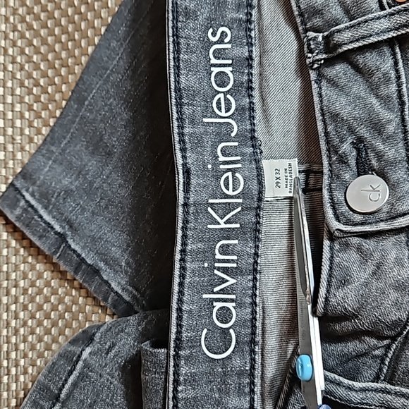 Calvin Klein Jeans Straight Grey 29 x 32 - Picture 3 of 5